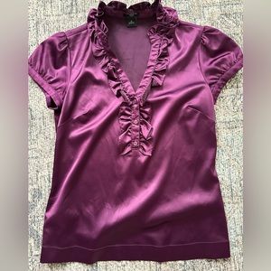 Ann Taylor Purple Blouse